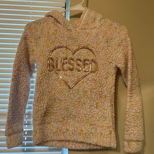 Girls pullover hoodie sweater size 7/8